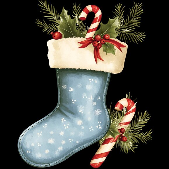 Funny Christmas Stocking Kitchen Towel Set, Holiday Hostess Gift - Picture 3 of 9